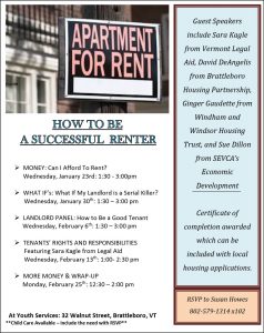 How to Be a Successful Renter workshop series