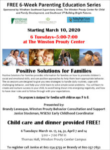 Positive Solutions for Families – free parenting class