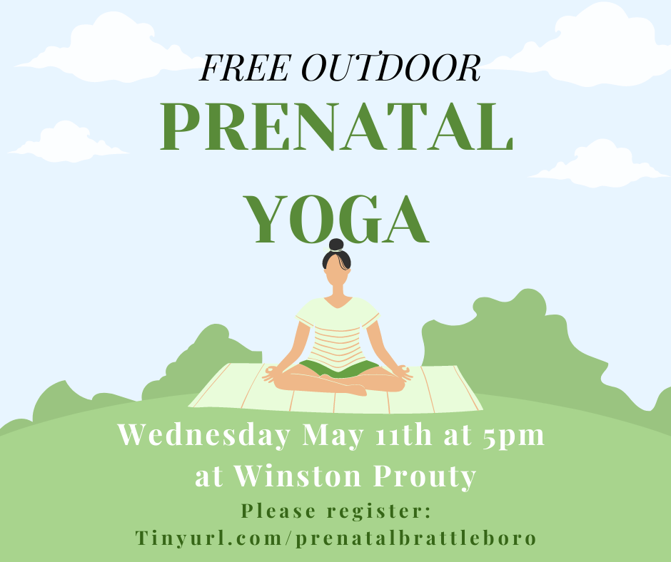 Outdoor prenatal yoga