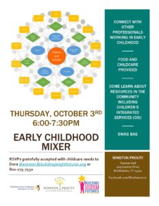 Early Childhood Mixer – October 3rd