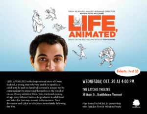 “Life Animated” film screening