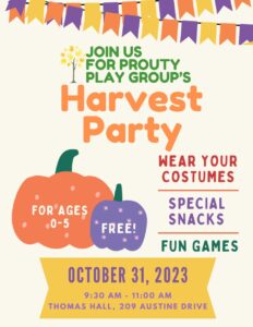 Prouty Playgroup Harvest Party