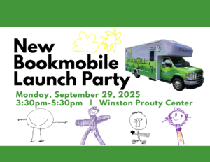 New Bookmobile Launch Party: Monday, Sept 29